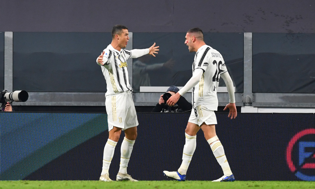 Cristiano Ronaldo, alături de Merih Demiral, în meciul Juventus - Cagliari / Foto: Getty Images