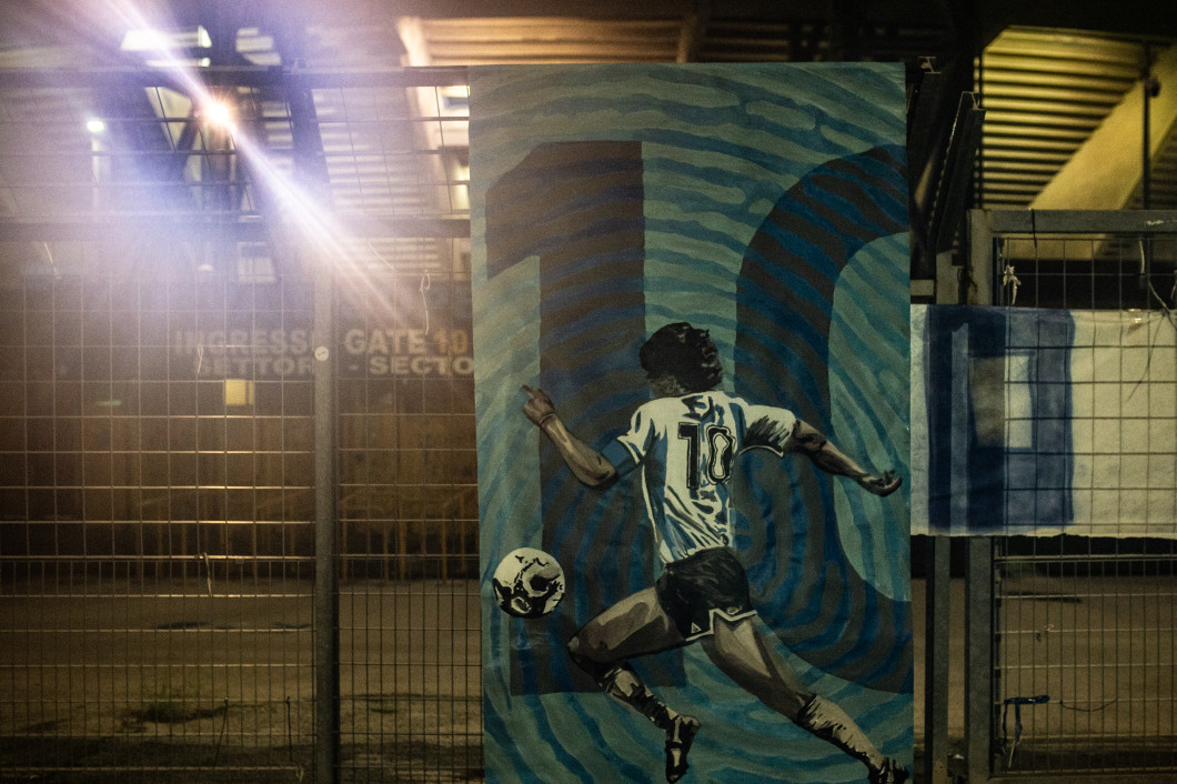 Diego Armando Maradona Death Mourning In Naples