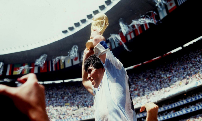 Diego Maradona, după câștigarea Campionatului Mondial din 1986 / Foto: Getty Images