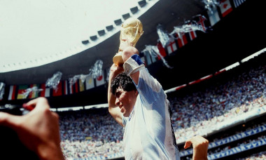 Diego Maradona, după câștigarea Campionatului Mondial din 1986 / Foto: Getty Images