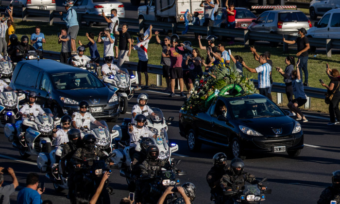 Diego Maradona's Funeral Held As Fans Grieve Around The World