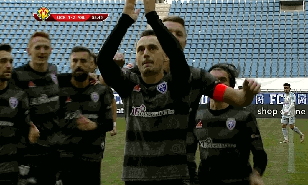FC U Craiova 1948 - ASU Poli Timișoara 1-3 | Oltenii au condus, dar au terminat în genunchi, cu doi eliminați