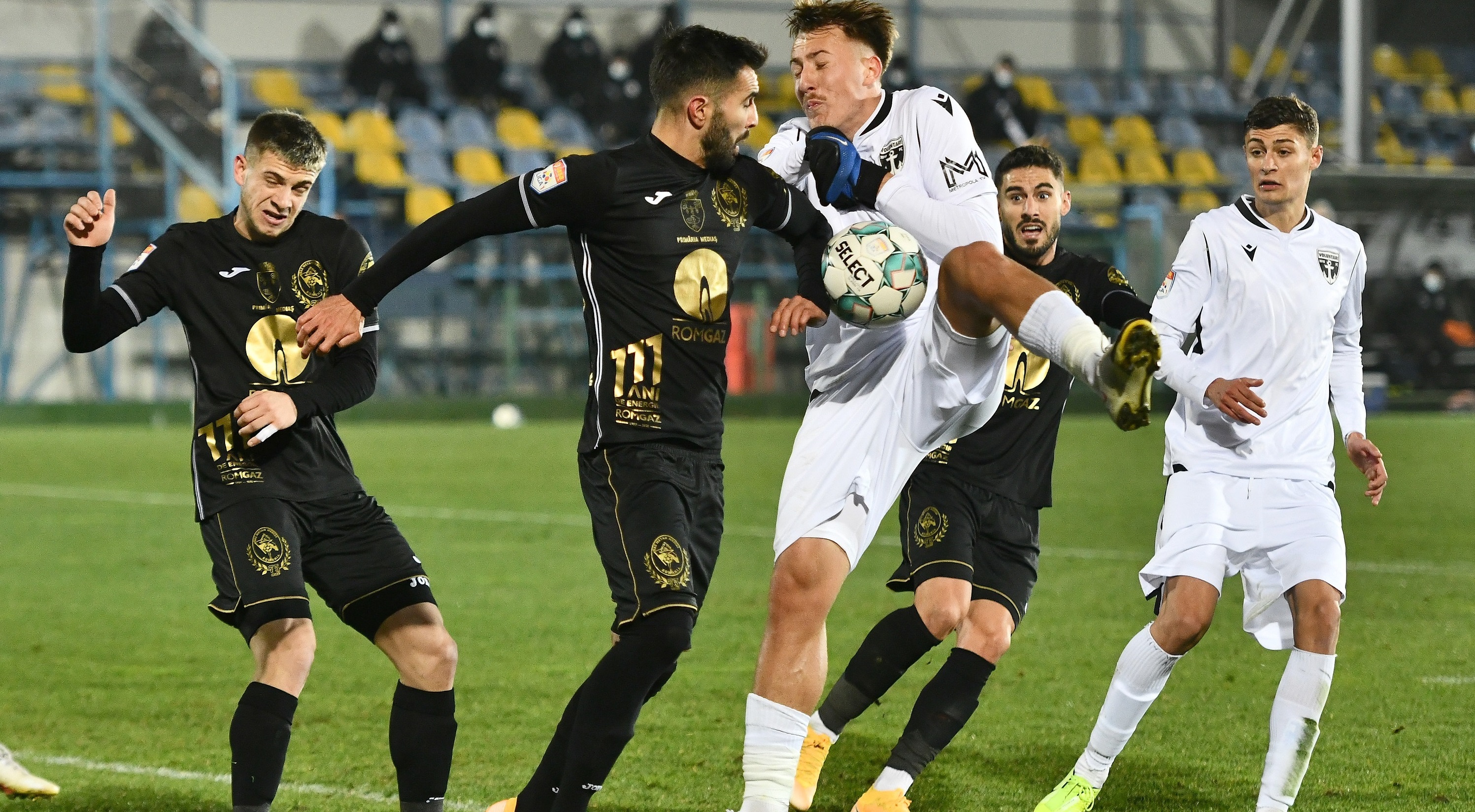 FC Voluntari - Gaz Metan Mediaș 0-6, în "16-imile" Cupei. Ilfovenii, "călcați în picioare" de ardeleni