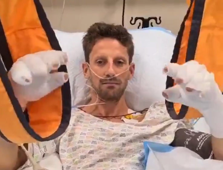 Prima reacție a lui Grosjean după teribilul accident: ”Dacă nu era acel dispozitiv, acum nu mai stăteam de vorbă cu voi!”