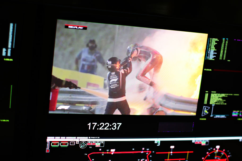 Grosjean a izbit parapetul cu o forţă de 53 de ori mai mare decât cea gravitaţională. "Am văzut moartea venind"