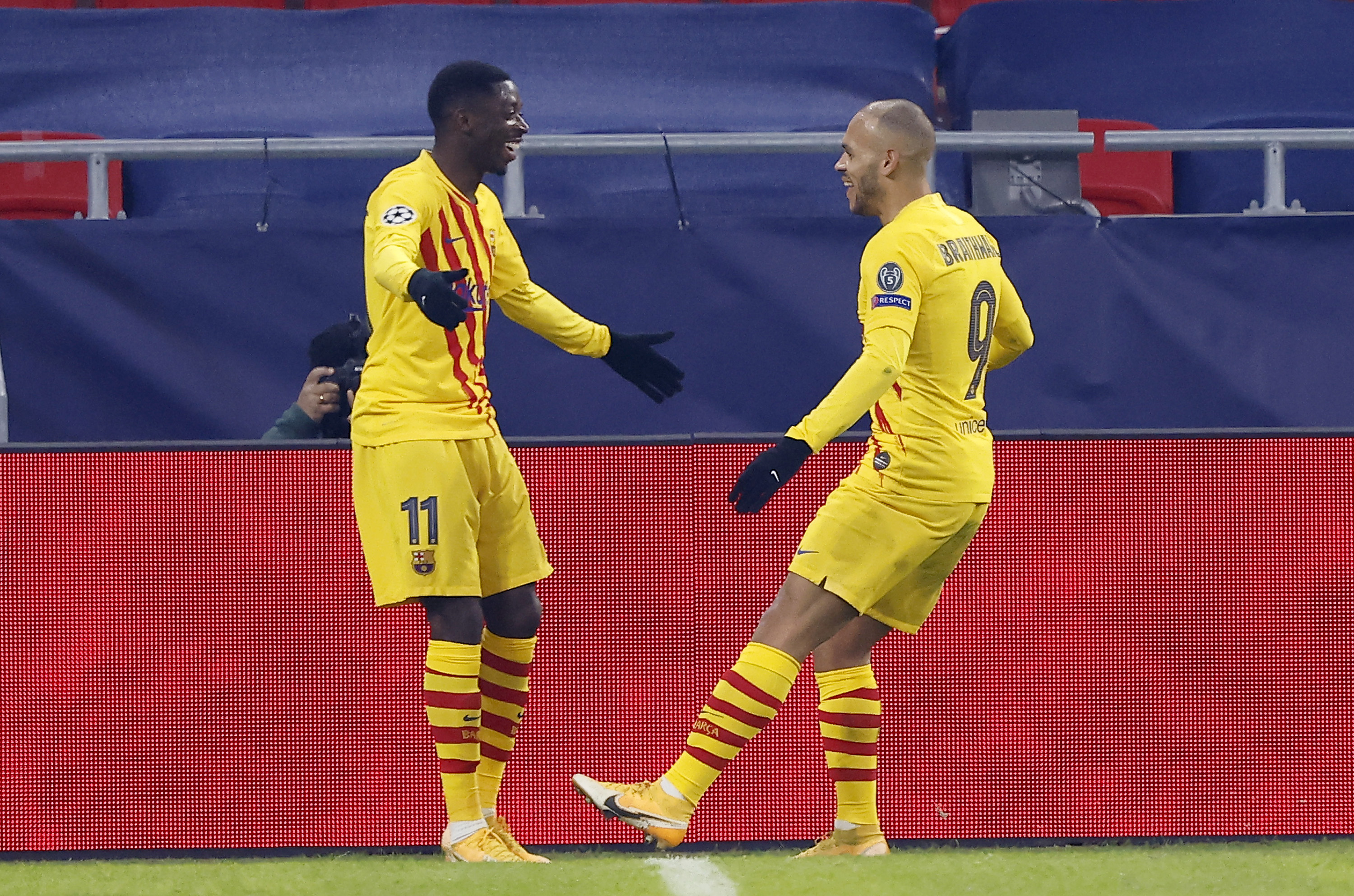 Barcelona, punctaj maxim în Champions League! Penalty istoric transformat de Dembele + Cine este noul Henrik Larsson