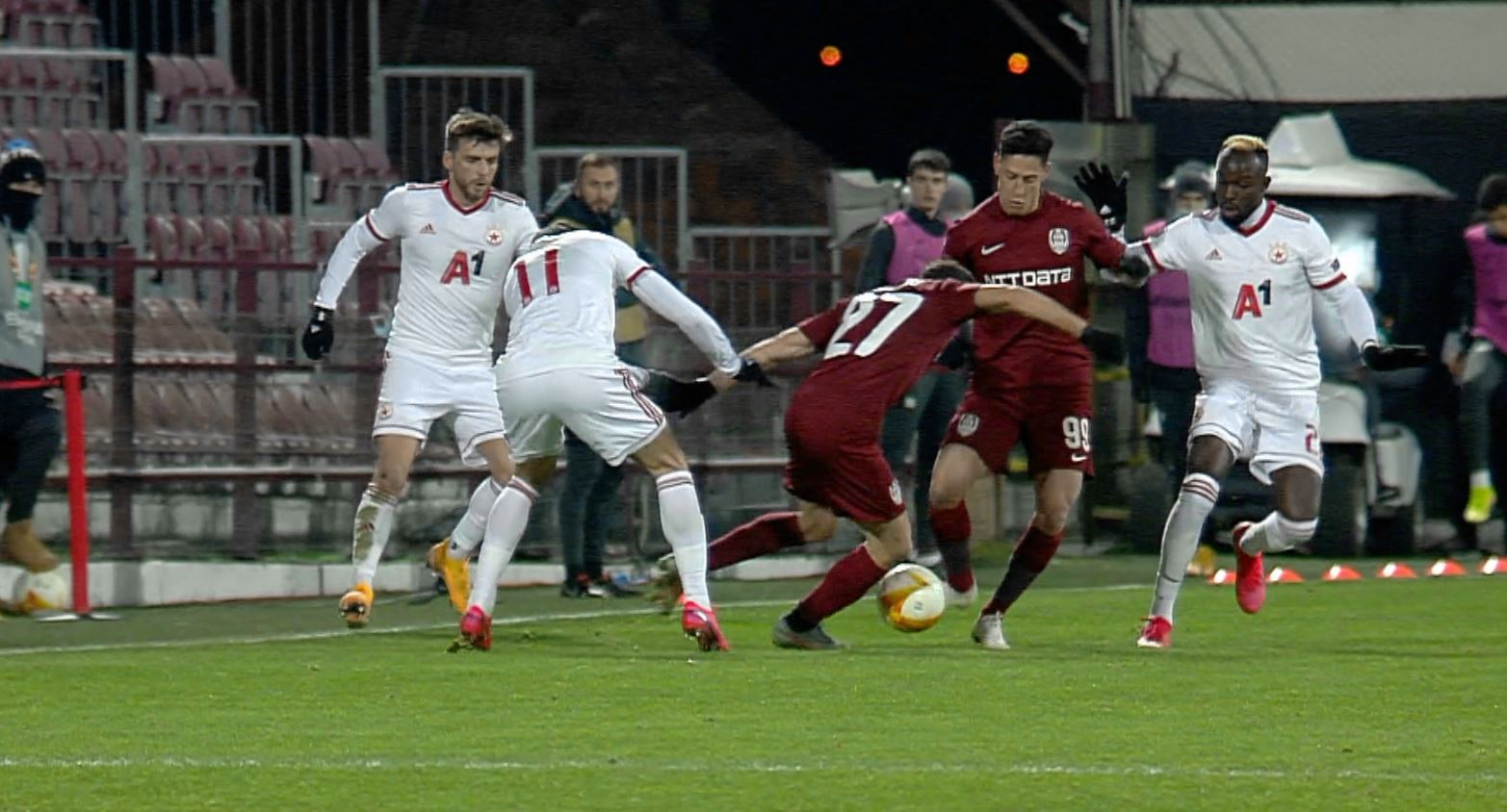 CFR Cluj - CSKA Sofia 0-0, ACUM, la Digi Sport 1. Ocazii uriașe de ambele părți în meciul decisiv din faza grupelor