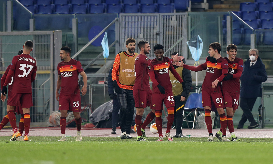 Fotbaliștii Romei, în meciul cu Young Boys Berna / Foto: Getty Images