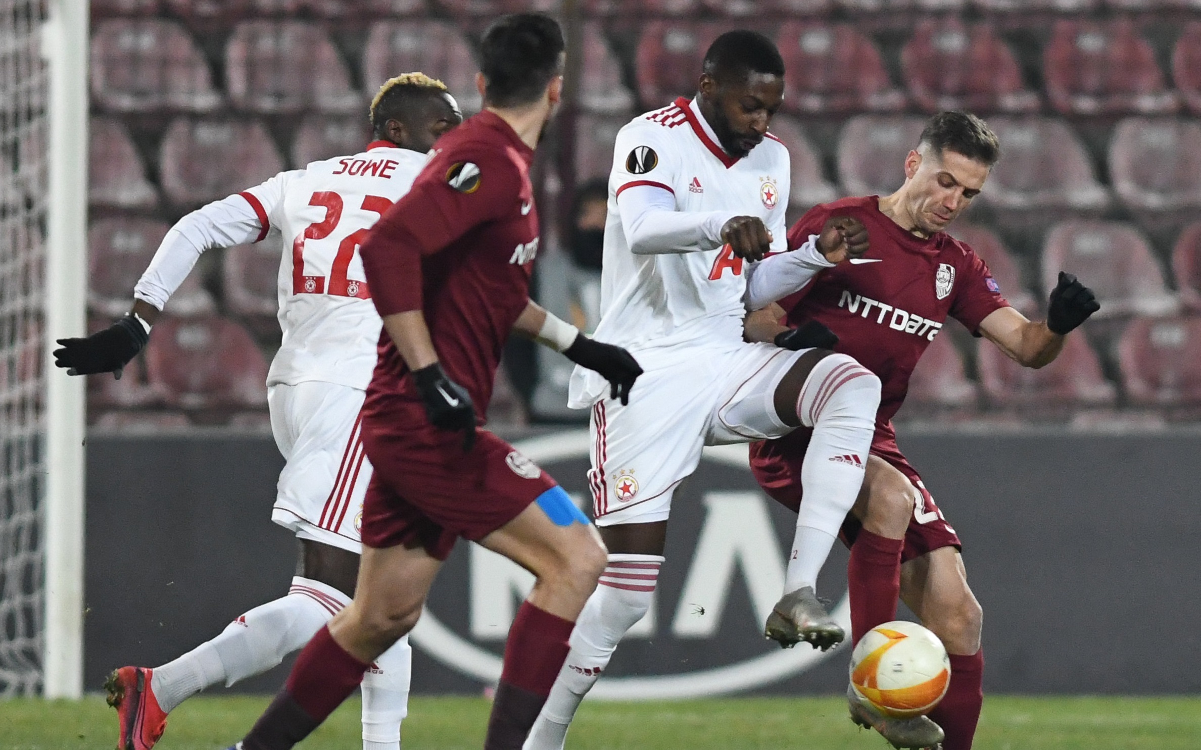 CFR Cluj - CSKA Sofia 0-0. Pentru calificare, ardelenii sunt obligați să bată Young Boys în ultima etapă