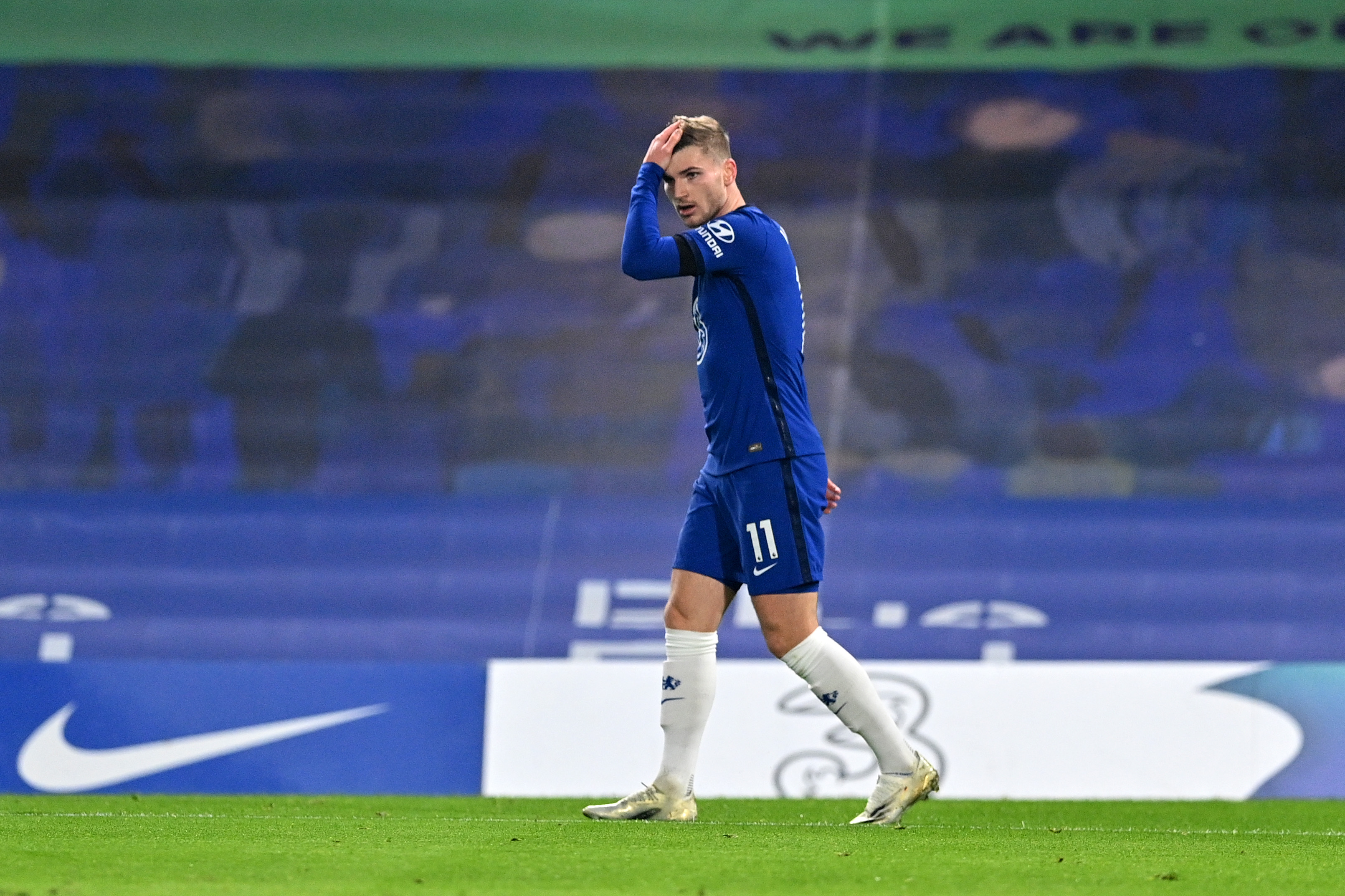 Ratarea anului în Anglia! Timo Werner, atacantul lui Chelsea, nu a reușit să înscrie de pe linia porții