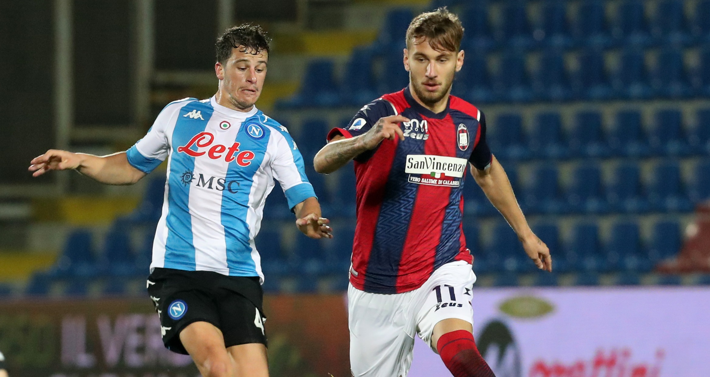 Crotone - Napoli 0-4. Drăguș, introdus pe teren în ultimele minute cu echipa lui Gattuso