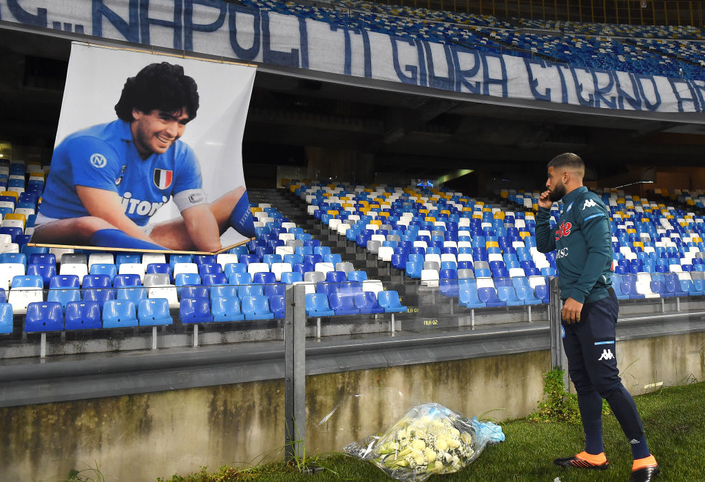 Lorenzo Insigne, gest unic în memoria lui Diego Maradona: ”A vorbit frumos despre mine mereu”