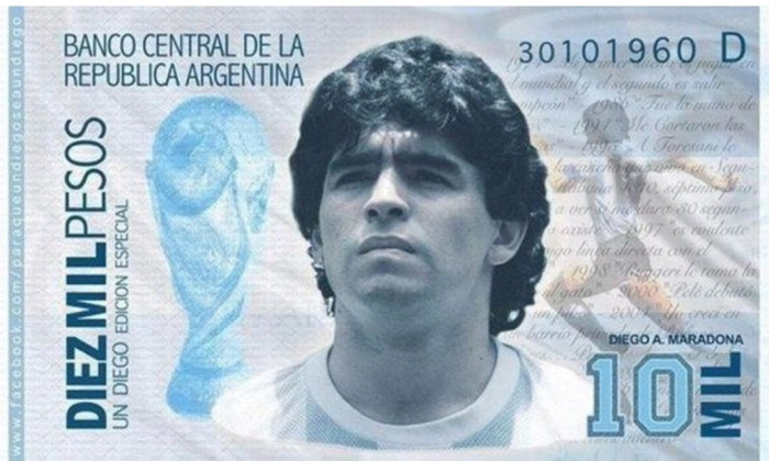 maradona bancnota