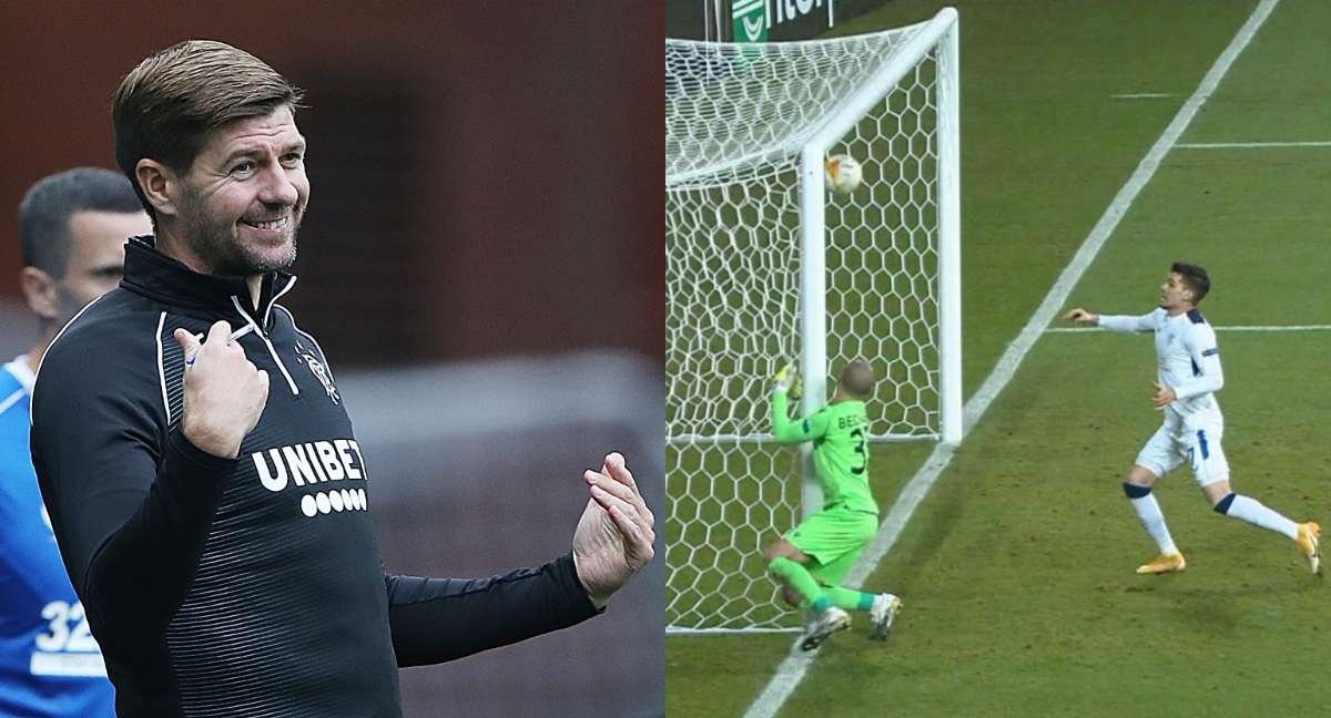 Steven Gerrard a râs când a văzut postarea lui Ianis Hagi, după golul cu capul de pe linia porții