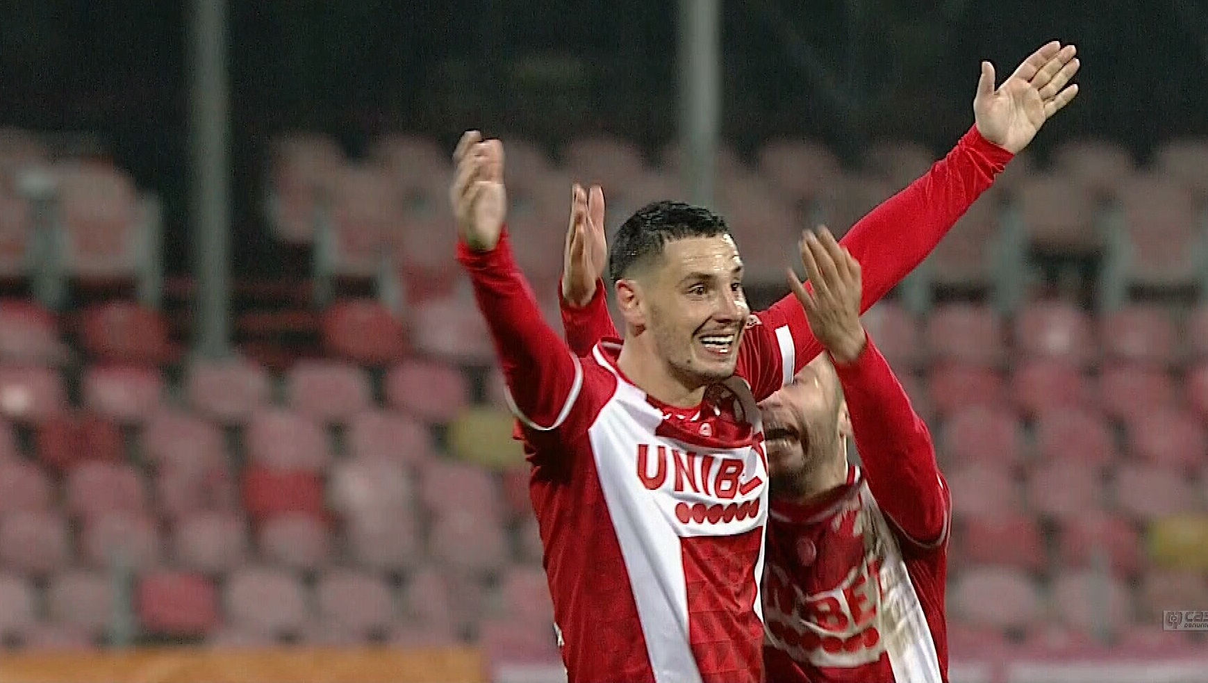 Dinamo, ”abonată” la goluri spectaculoase! Paul Anton a înscris superb în meciul cu Poli Iași