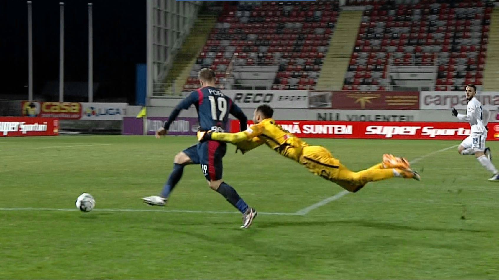 Chindia - Viitorul 1-1, ACUM, la Digi Sport 1. Gazdele egalează după ce echipa lui Rednic a avut portarul eliminat