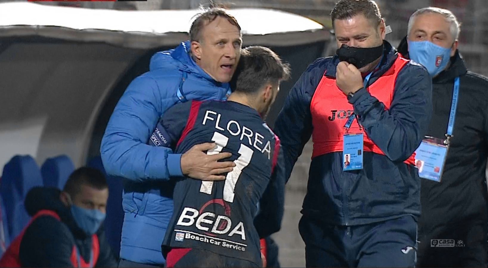 Chindia - Viitorul 1-1, la debutul lui Rednic. Cu portarul eliminat, constănțenii au avut noroc. Gazdele, bară din 2 metri