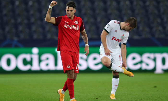 Dominik Szoboszlai, în tricoul lui Salzburg / Foto: Getty Images