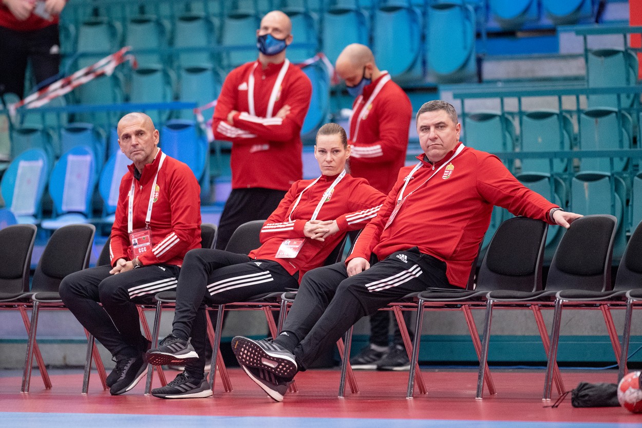 Reacția staff-ului maghiar la finalul meciului cu România de la Europeanul de handbal