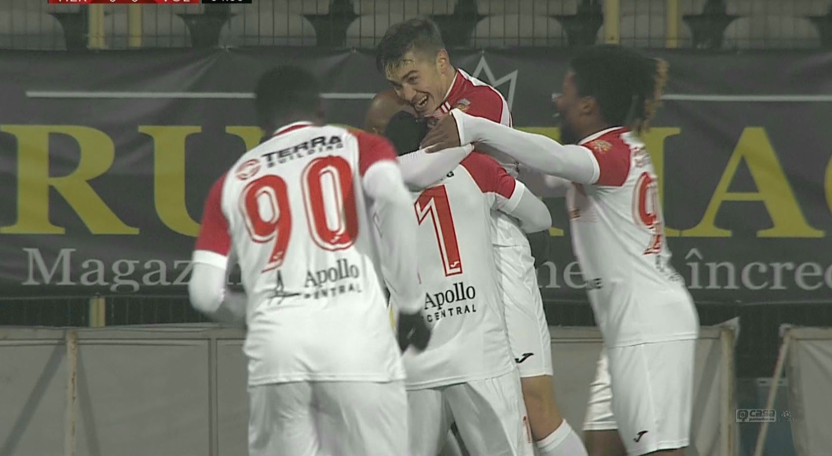 Hermannstadt - FC Voluntari 3-2. Ce meci! Sibienii, prima victorie după aproape 3 luni, cu un penalty în minutul 89