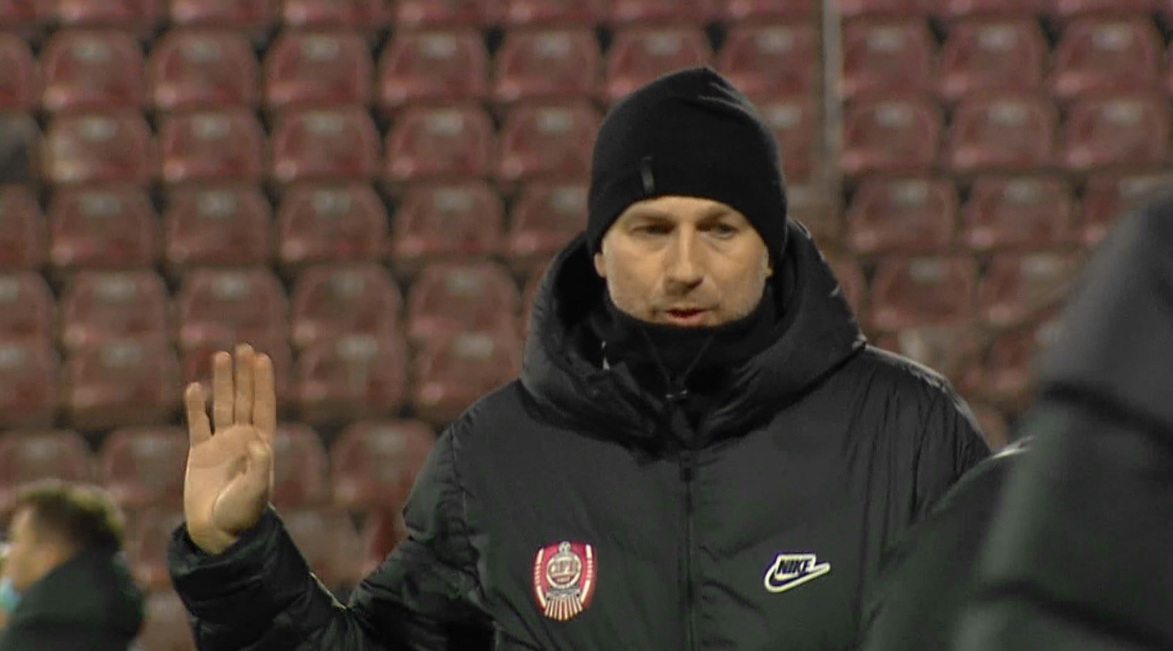 Edi Iordănescu, la primul eșec pe banca CFR-ului în acest sezon din Liga 1: ”Este un moment dificil, nu-mi cade bine!”