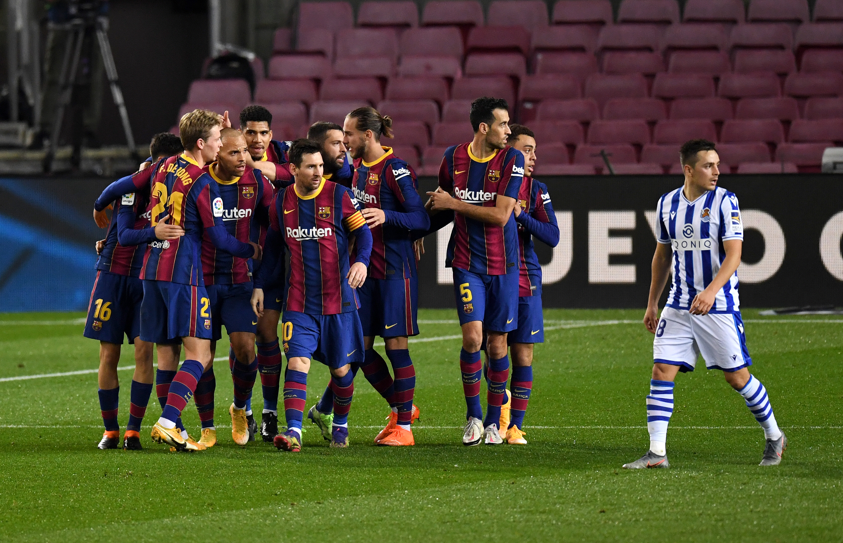 Barcelona - Real Sociedad 2-1. Ce spectacol! Catalanii au întors scorul. Meci "nebun", cu o bară și ocazii rarisime