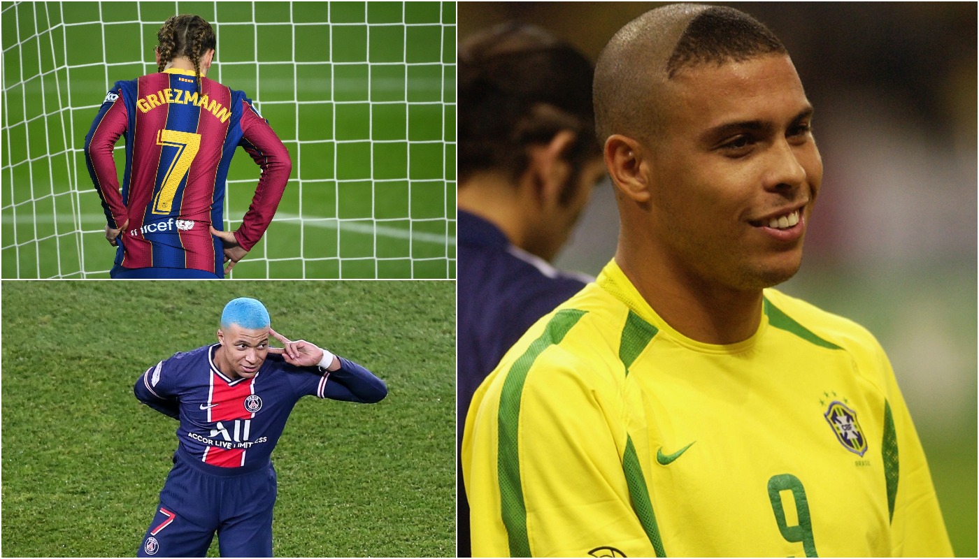 Codițele lui Griezmann și părul albastru al lui Mbappe nu sunt unicate. Cele mai ciudate look-uri din fotbalul modern