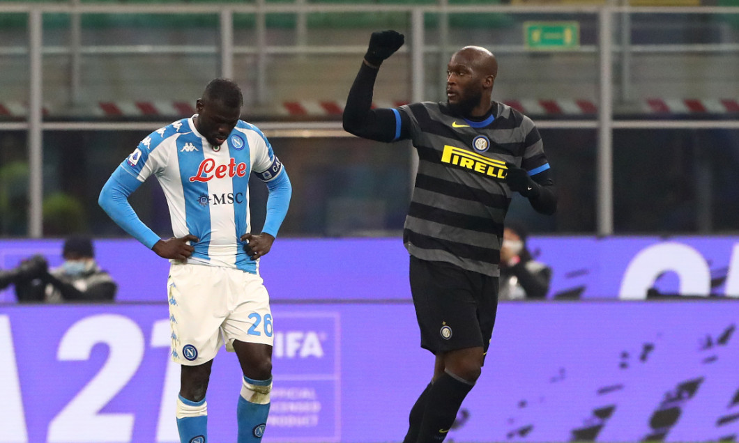 Romelu Lukaku, în meciul cu Napoli / Foto: Getty Images