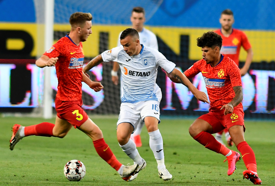 Universitatea Craiova - FCSB 0-0, ACUM, la Digi Sport 1! Derby pentru ”fotoliul” de lider
