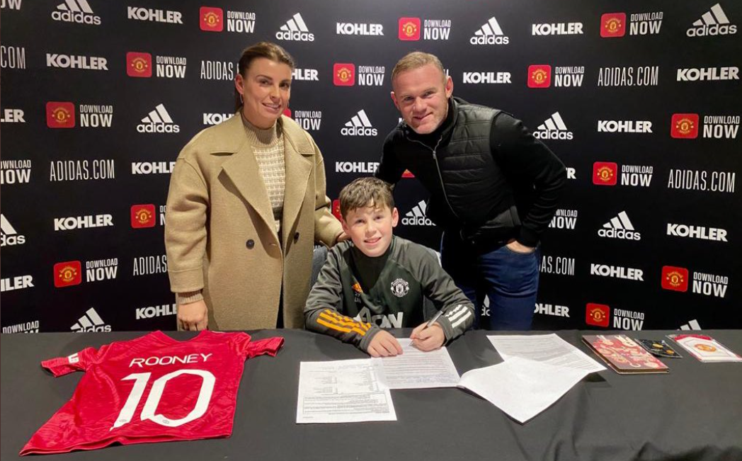 Dinastia continuă! Kai, fiul lui Wayne Rooney, a semnat cu Manchester United: ”Mândru”