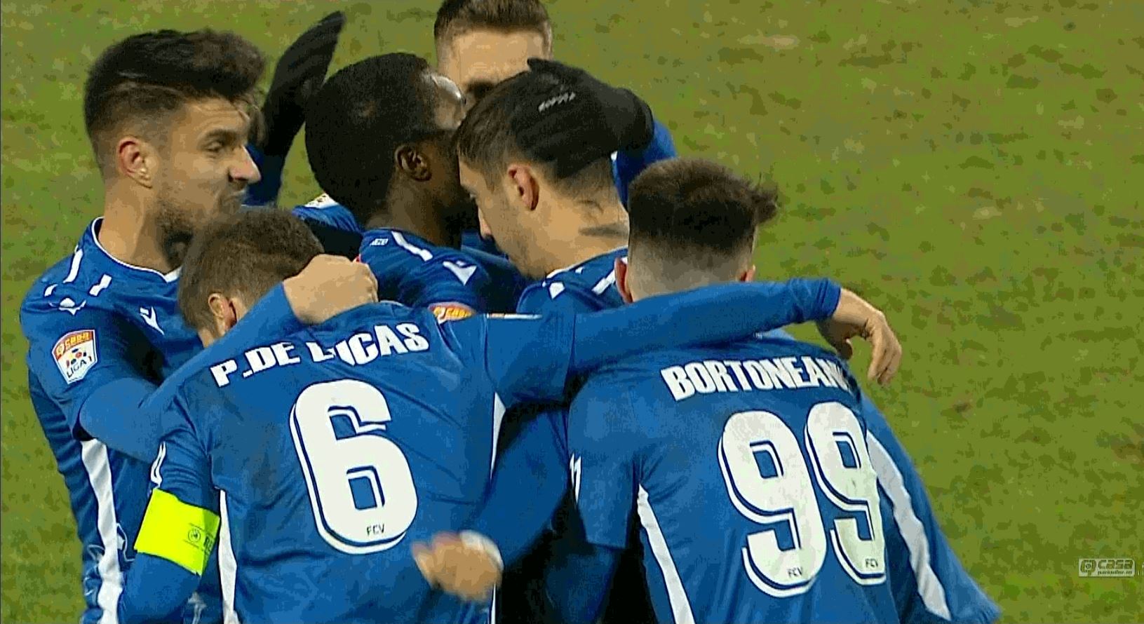 Botoșani - Voluntari 1-1. Ilfovenii au egalat cu un supergol. Moldovenii, cu ocazii uriașe, au cerut penalty în prelungiri