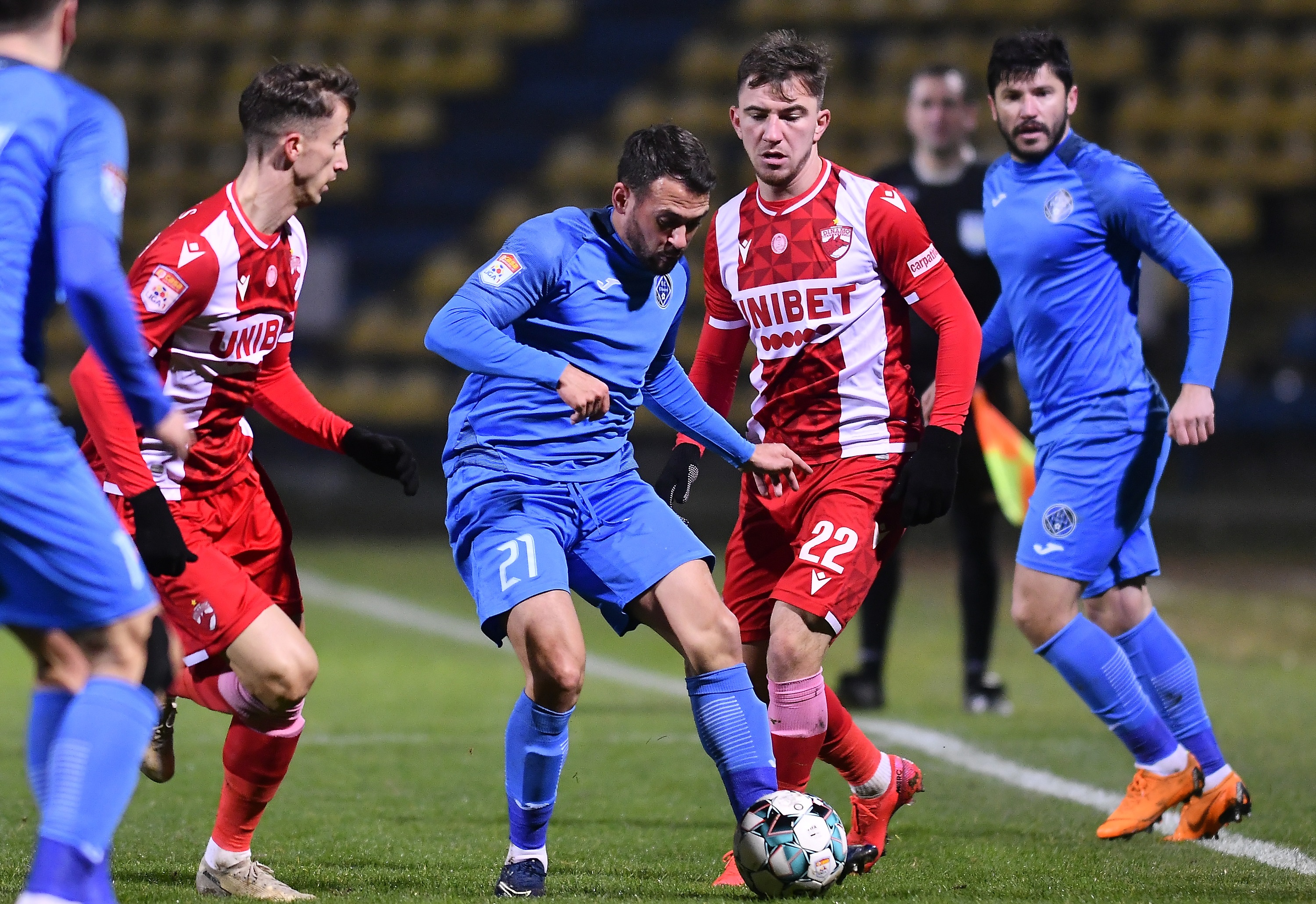 Academica Clinceni - Dinamo 1-1. Ilfovenii rămân neînvinși de două luni și încheie anul pe loc de play-off