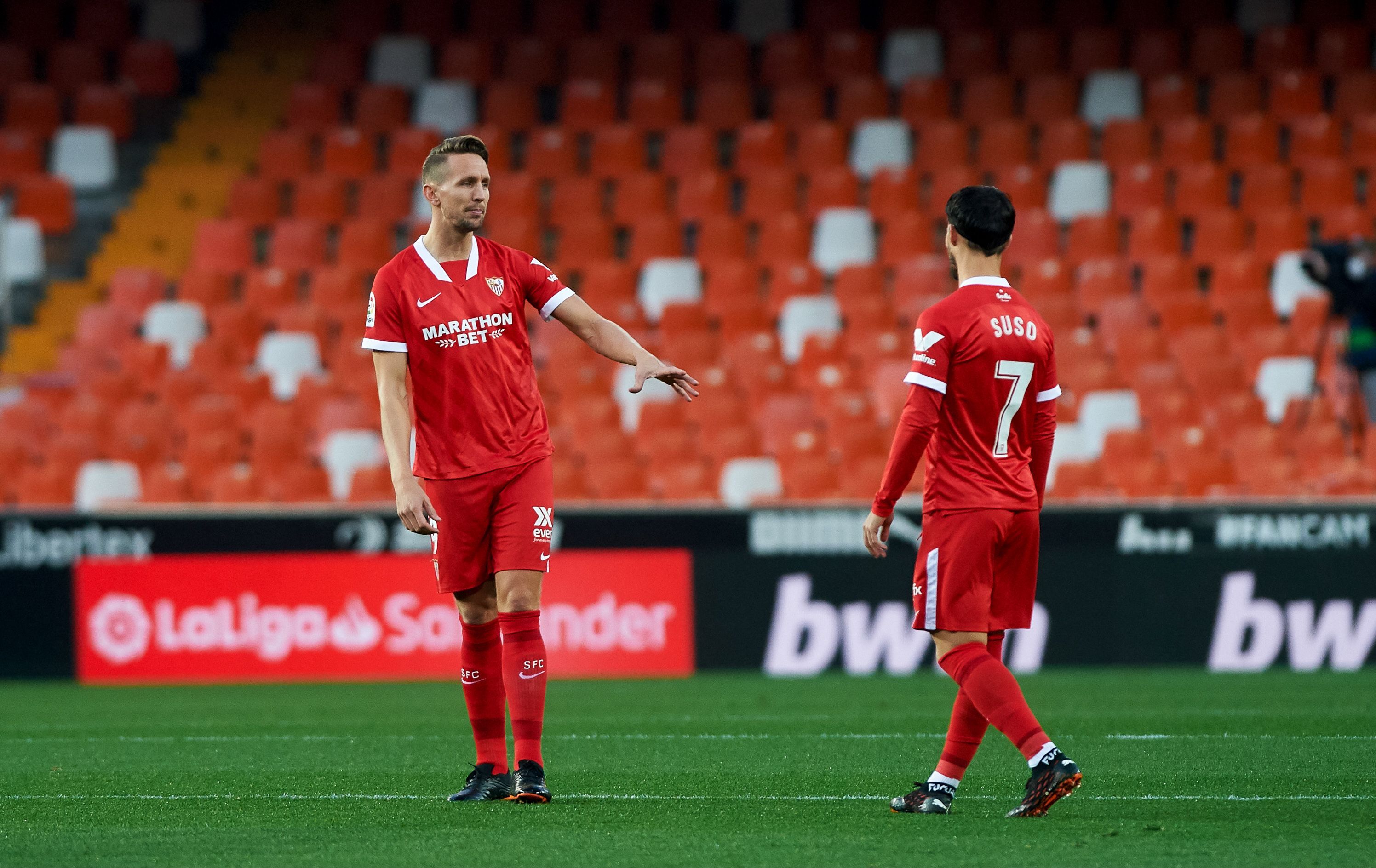 Valencia - Sevilla 0-1. Suso a decis meciul după o pasă genială a lui Rakitic și un contraatac devastator