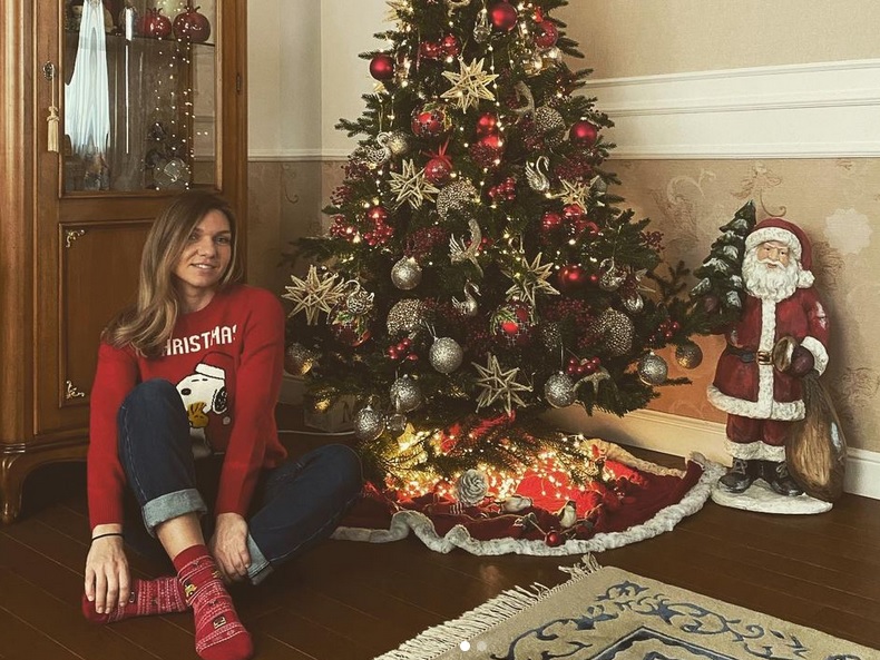 Simona Halep se bucură enorm de Crăciun: ”De obicei prindeam vreo două zile, acum am brad de 3 săptămâni!”