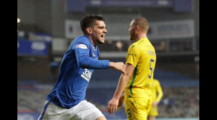 Ianis Hagi a marcat în meciul Rangers - Hibernian / Foto: Profimedia