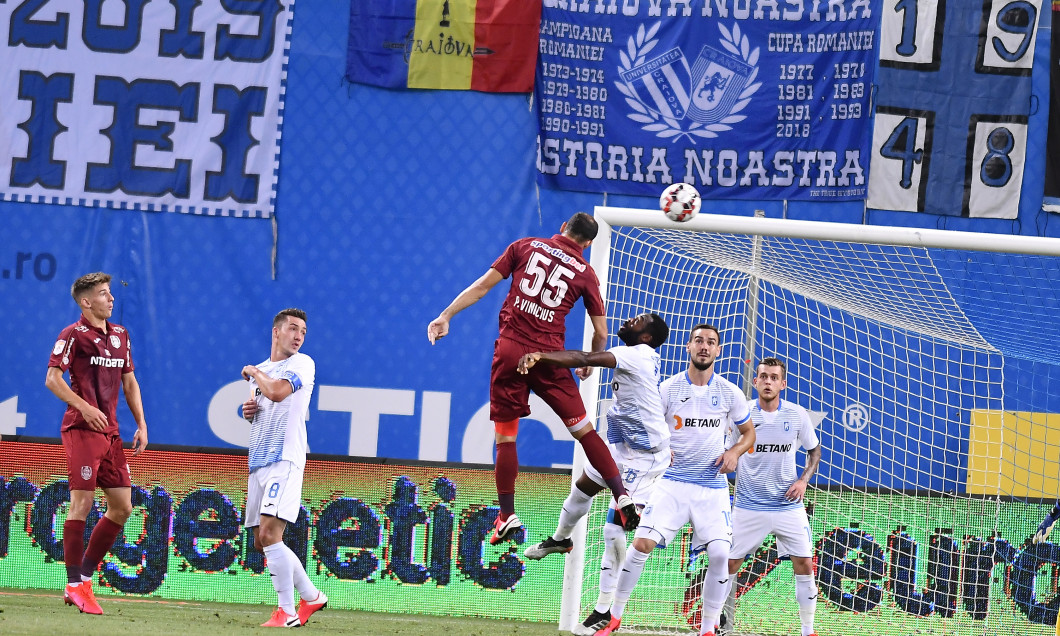 FOTBAL:UNIVERSITATEA CRAIOVA-CFR CLUJ, PLAY-OFF LIGA 1 CASA PARIURILOR (3.08.2020)