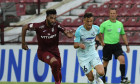 Billel Omrani, în duel cu Răzvan Oaidă, într-un meci CFR Cluj - FCSB / Foto: Sport Pictures