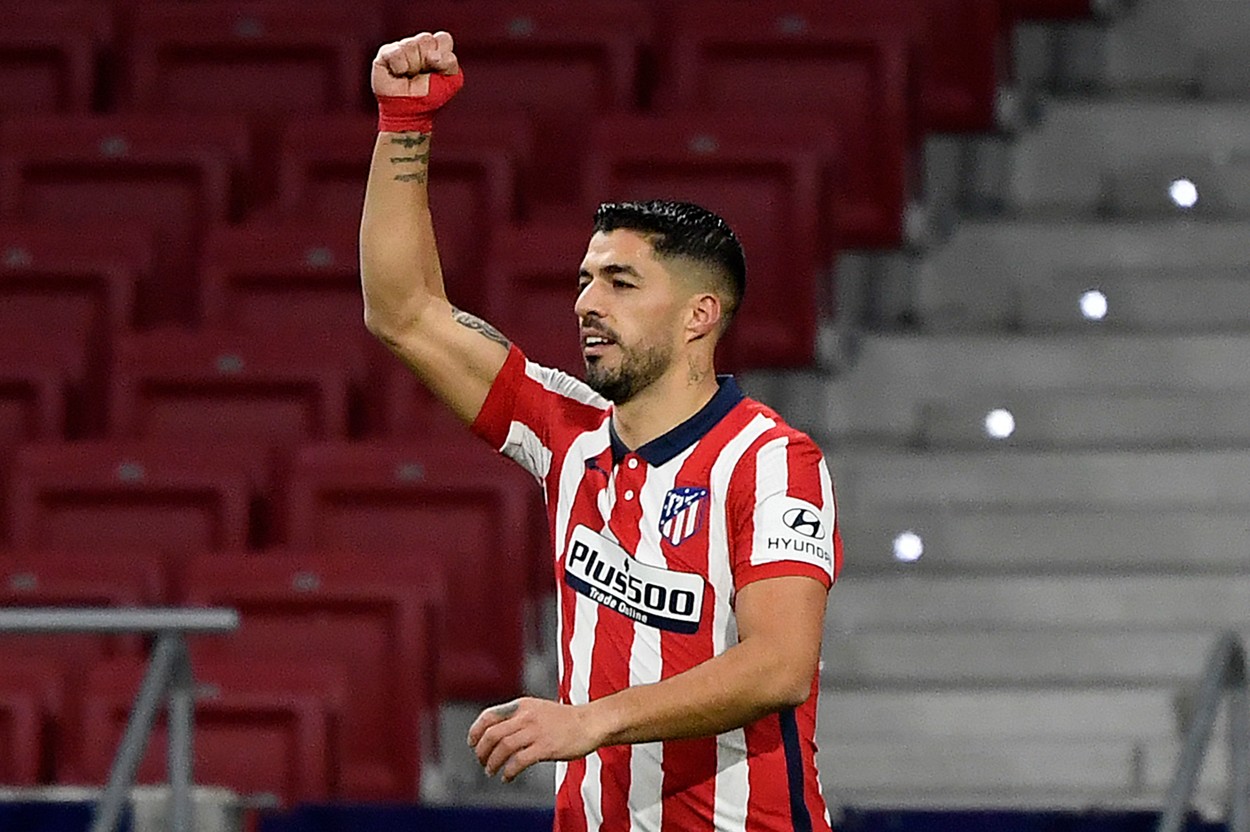 Luis Suarez, de neoprit în tricoul lui Atletico Madrid! "El Pistolero" a egalat recordul unei legende a grupării "rojiblanco"