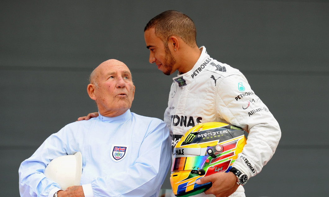 Lewis Hamilton and Sir Stirling Moss - F1 Grand Prix of Great Britain Previews