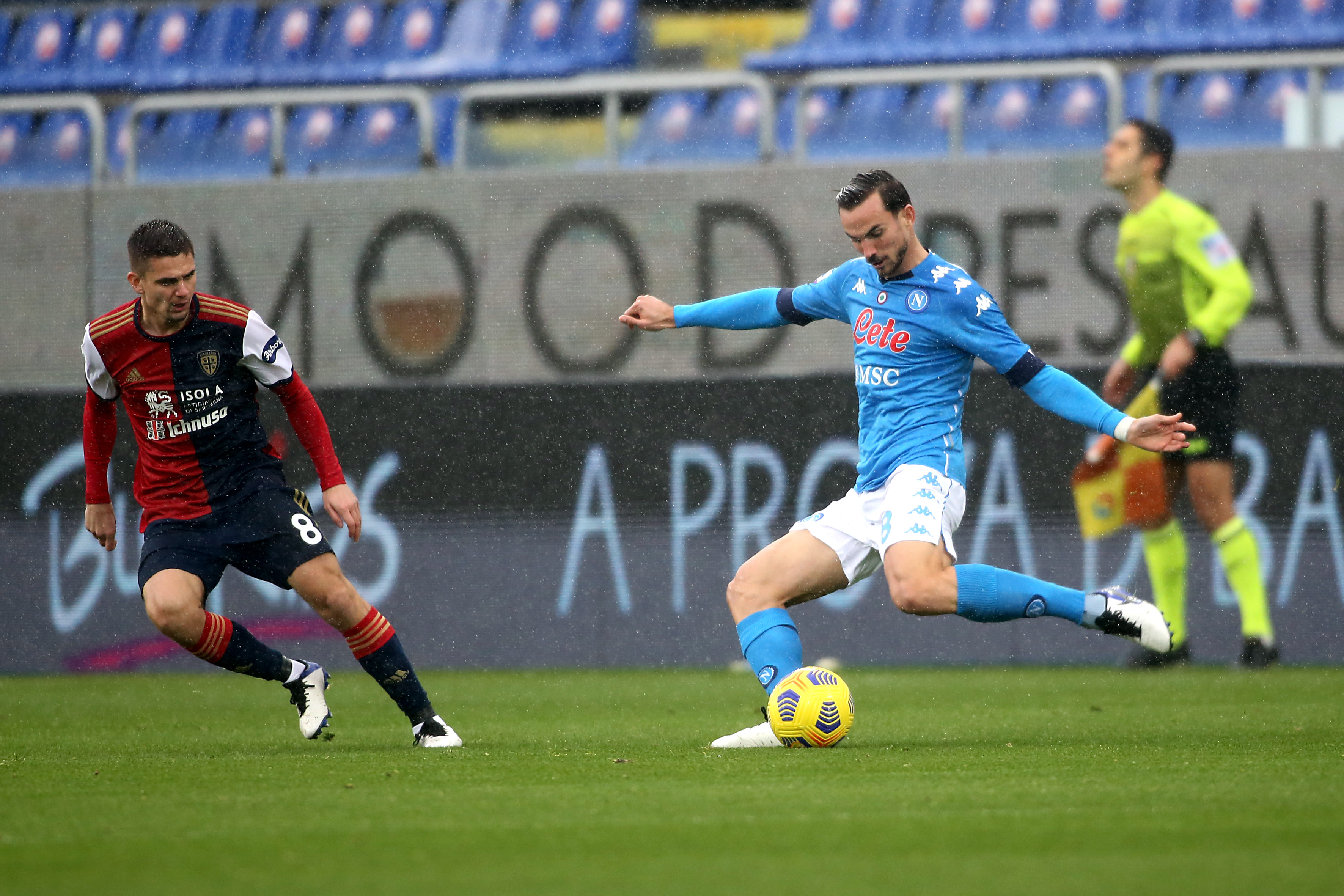 Cagliari - Napoli 1-4. Înfrângere usturătoare pentru echipa lui Di Francesco. Răzvan Marin a fost integralist