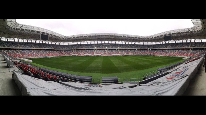 Stadion Steaua -  05.01.2021 / Foto: Facebook @MinisterulLucrarilorPublice 