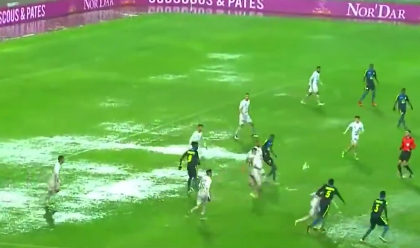 Imaginile care au făcut înconjurul lumii, la un meci de Champions League. De ce a decis arbitrul să nu oprească jocul