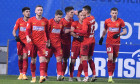 Fotbaliștii de la FCSB, în meciul cu Universitatea Craiova / Foto: Sport Pictures