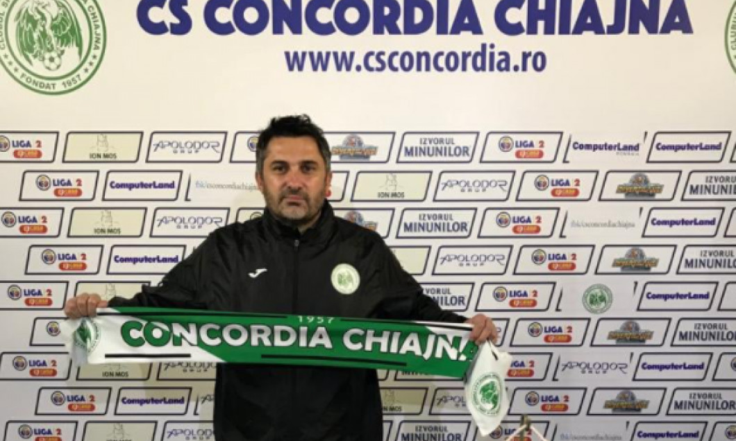 Claudiu Niculescu, noul antrenor al Concordiei Chiajna / Foto: Facebook@C.S. Concordia Chiajna