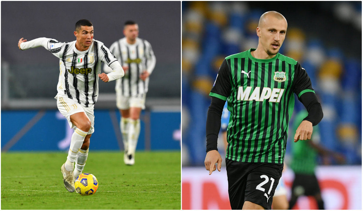 Juventus - Sassuolo 0-0, ACUM, pe Digi Sport 1. Chiricheș, titular, îl are pe Ronaldo adversar direct