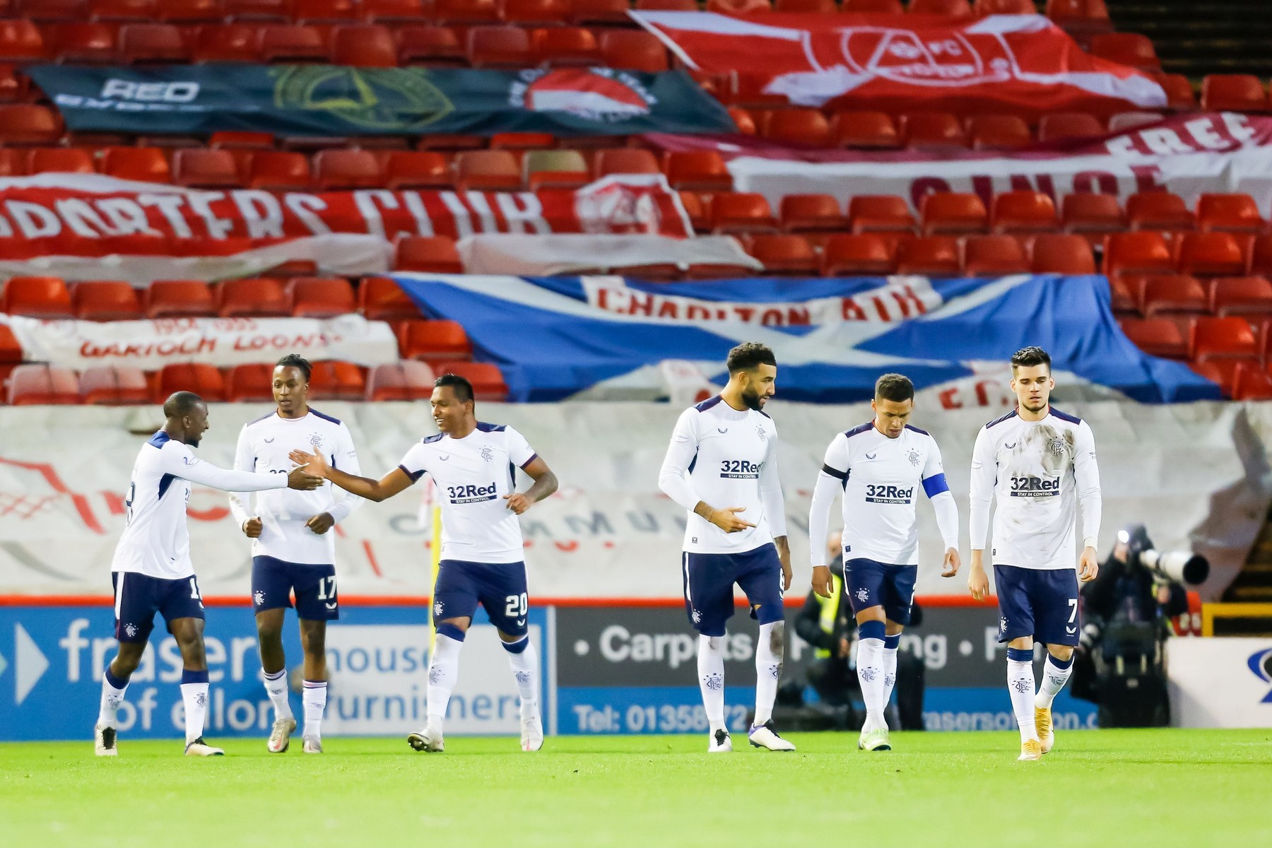Aberdeen - Rangers 1-2. Alfredo Morelos, decisiv pentru echipa lui Steven Gerrard. Ianis Hagi a jucat până în minutul 82