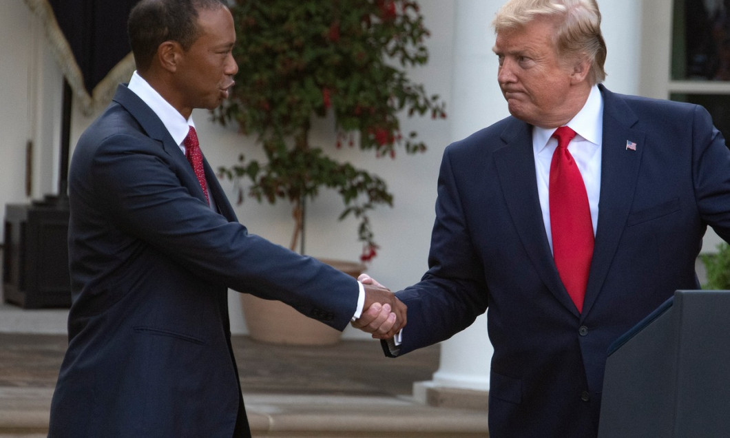 DC: Trump Awards the Presidential Medal of Freedom to Tiger Woods