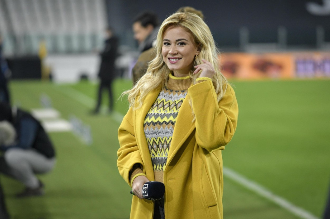 Diletta Leotta at the Lega Serie A Tim 2020/2021 match, Juventus Vs Udinese at the Allianz Stadium