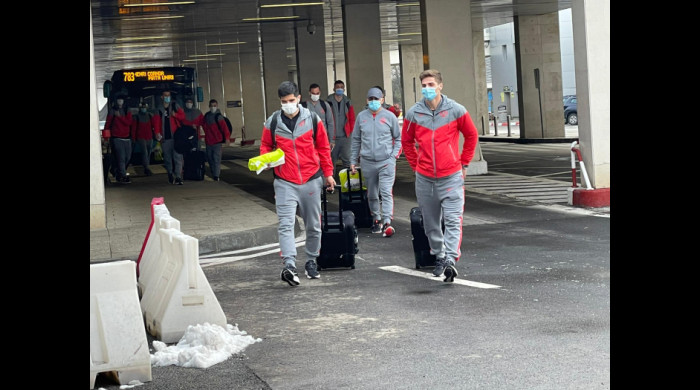 Jucătorii de la FCSB au revenit din Turcia / Foto: Digi Sport