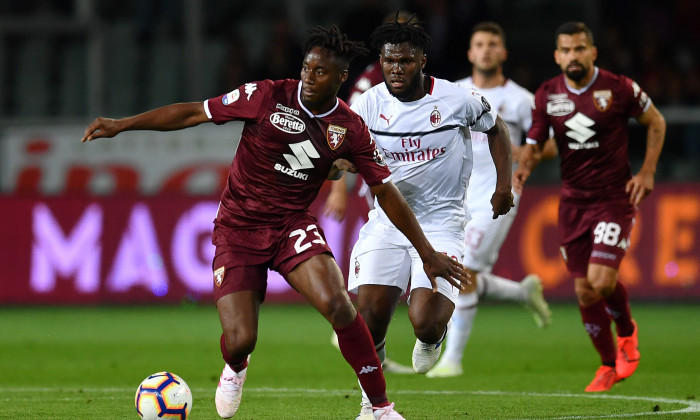 Soualiho Meite, într-un meci AC Milan - Torino / Foto: Getty Images